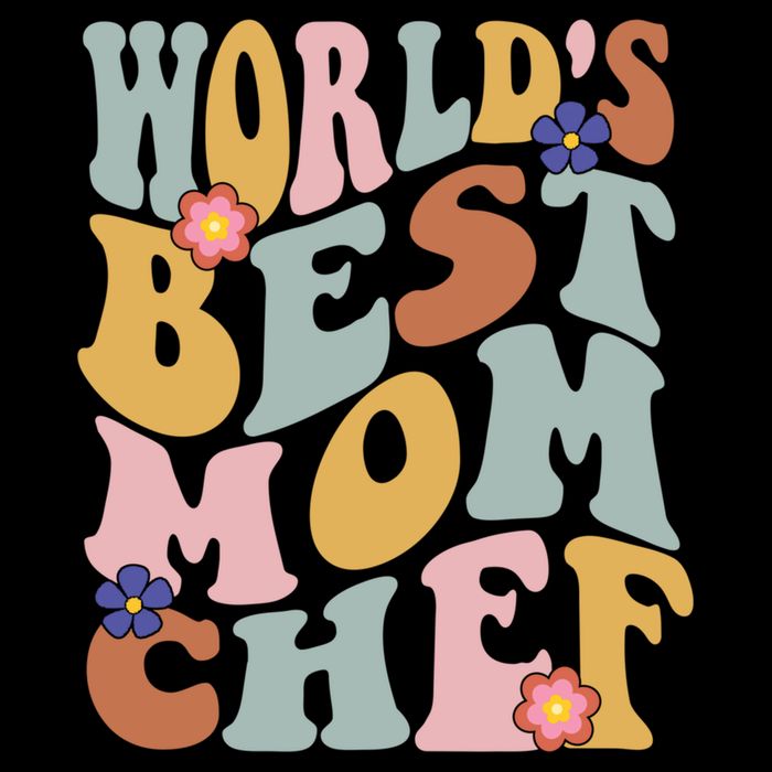 Retro Groovy Worlds Best Mom Chef Groovy Baking Mom Gift Wool Snapback Cap