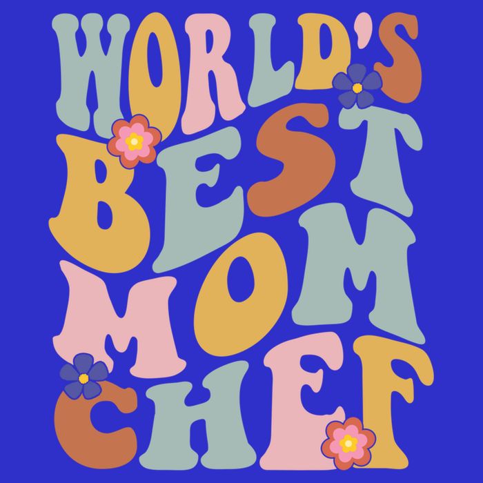 Retro Groovy Worlds Best Mom Chef Groovy Baking Mom Gift Short Acrylic Beanie