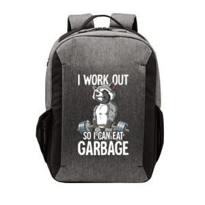 Raccoon Gym Weight Training I Work Out So I Can Eat Garbage Vector Backpack