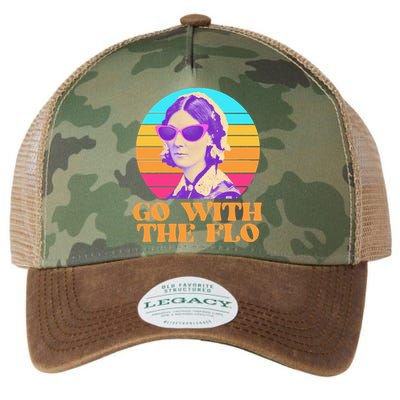 Retro Go With The Flow Nurse Practitioner Florence Nightingale Legacy Tie Dye Trucker Hat