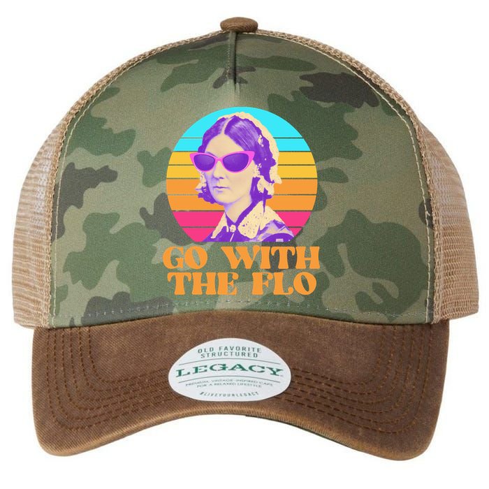 Retro Go With The Flow Nurse Practitioner Florence Nightingale Legacy Tie Dye Trucker Hat