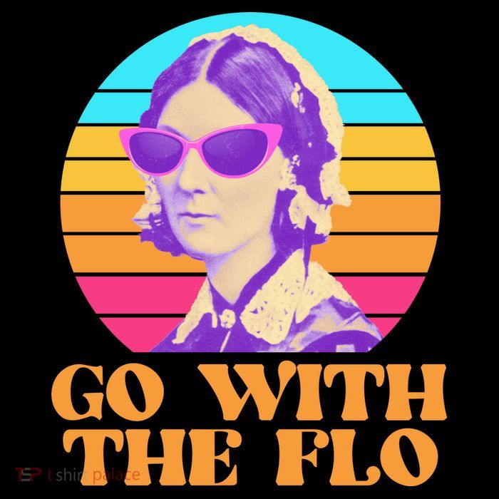 Retro Go With The Flow Nurse Practitioner Florence Nightingale Sweatshirt