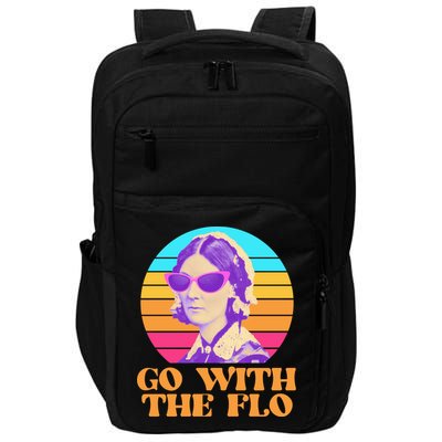 Retro Go With The Flow Nurse Practitioner Florence Nightingale Impact Tech Backpack