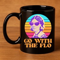 Retro Go With The Flow Nurse Practitioner Florence Nightingale 11oz C Handle Ceramic Mug