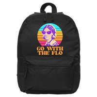 Retro Go With The Flow Nurse Practitioner Florence Nightingale 16 in Basic Backpack
