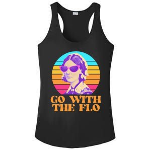 Retro Go With The Flow Nurse Practitioner Florence Nightingale Ladies PosiCharge Competitor Racerback Tank