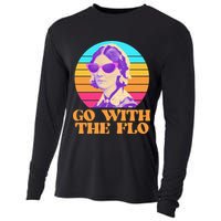 Retro Go With The Flow Nurse Practitioner Florence Nightingale Cooling Performance Long Sleeve Crew