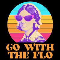 Retro Go With The Flow Nurse Practitioner Florence Nightingale Cooling Performance Long Sleeve Crew