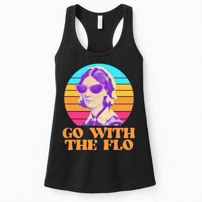 Retro Go With The Flow Nurse Practitioner Florence Nightingale Womens Tank Top