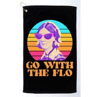 Retro Go With The Flow Nurse Practitioner Florence Nightingale Golf Towel