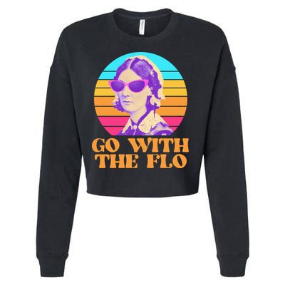 Retro Go With The Flow Nurse Practitioner Florence Nightingale Cropped Pullover Crew