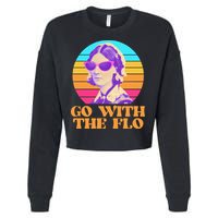 Retro Go With The Flow Nurse Practitioner Florence Nightingale Cropped Pullover Crew
