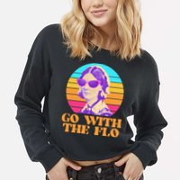 Retro Go With The Flow Nurse Practitioner Florence Nightingale Cropped Pullover Crew