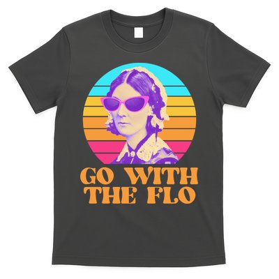 Retro Go With The Flow Nurse Practitioner Florence Nightingale T-Shirt