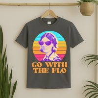 Retro Go With The Flow Nurse Practitioner Florence Nightingale T-Shirt