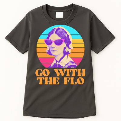 Retro Go With The Flow Nurse Practitioner Florence Nightingale Tall T-Shirt