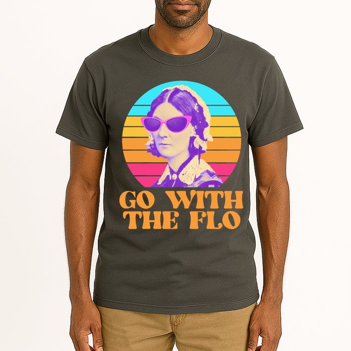 Retro Go With The Flow Nurse Practitioner Florence Nightingale Tall T-Shirt