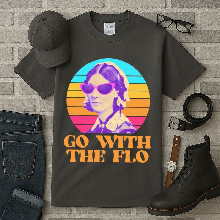 Retro Go With The Flow Nurse Practitioner Florence Nightingale Tall T-Shirt
