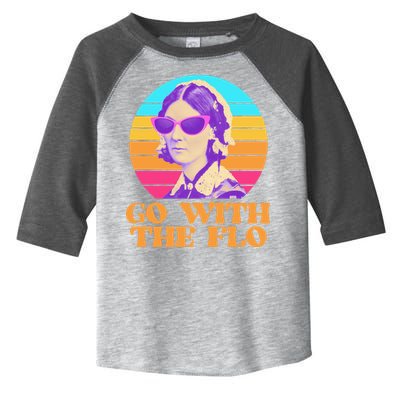 Retro Go With The Flow Nurse Practitioner Florence Nightingale Toddler Fine Jersey T-Shirt