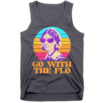 Retro Go With The Flow Nurse Practitioner Florence Nightingale Tank Top
