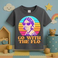 Retro Go With The Flow Nurse Practitioner Florence Nightingale Toddler T-Shirt