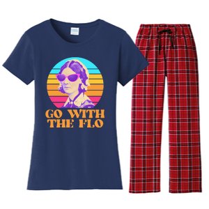 Retro Go With The Flow Nurse Practitioner Florence Nightingale Women's Flannel Pajama Set