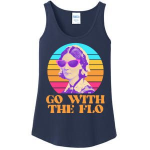 Retro Go With The Flow Nurse Practitioner Florence Nightingale Ladies Essential Tank