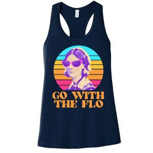 Retro Go With The Flow Nurse Practitioner Florence Nightingale Women's Racerback Tank