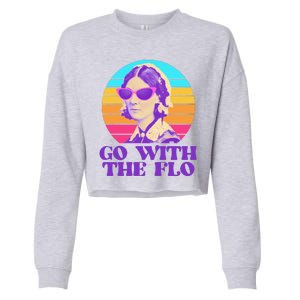 Retro Go With The Flow Nurse Practitioner Florence Nightingale Cropped Pullover Crew