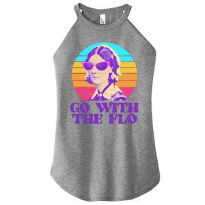 Retro Go With The Flow Nurse Practitioner Florence Nightingale Women's Perfect Tri Rocker Tank