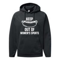 Riley Gaines Wearing Keep Hotdogs Out Performance Fleece Hoodie