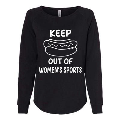 Riley Gaines Wearing Keep Hotdogs Out Of Sports 1 Womens California Wash Sweatshirt