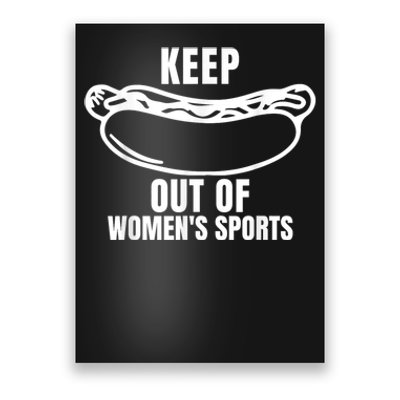 Riley Gaines Wearing Keep Hotdogs Out Of Sports 3 Poster