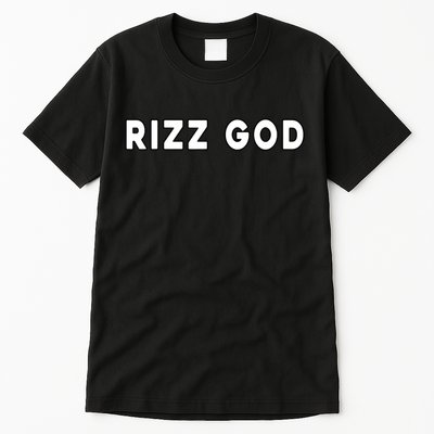 Rizz God W Rizz Game Alpha L Rizz Game Tall T-Shirt