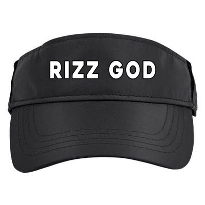 Rizz God W Rizz Game Alpha L Rizz Game Adult Drive Performance Visor