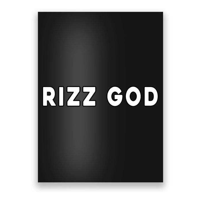 Rizz God W Rizz Game Alpha L Rizz Game Poster