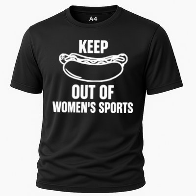Riley Gaines Wearing Keep Hotdogs Out Of Sports Performance Shirt