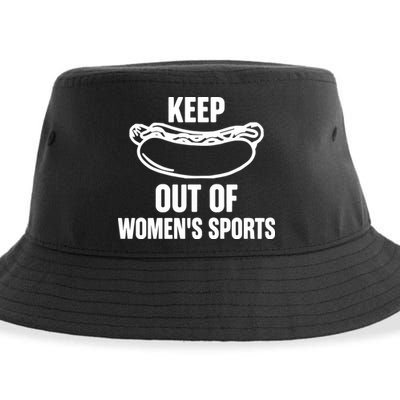 Riley Gaines Wearing Keep Hotdogs Out Of Sports Sustainable Bucket Hat