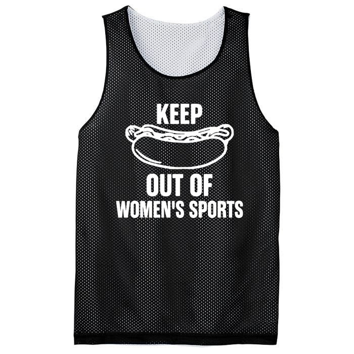 Riley Gaines Wearing Keep Hotdogs Out Of Sports Mesh Reversible Basketball Jersey Tank