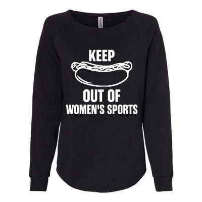 Riley Gaines Wearing Keep Hotdogs Out Of Sports Womens California Wash Sweatshirt