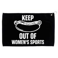 Riley Gaines Wearing Keep Hotdogs Out Of Sports Grommeted Golf Towel