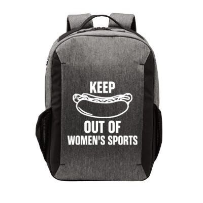 Riley Gaines Wearing Keep Hotdogs Out Of Sports Vector Backpack