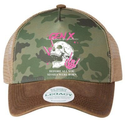 Retro Gen X The Badasss Generation Before All You Sissies Legacy Tie Dye Trucker Hat