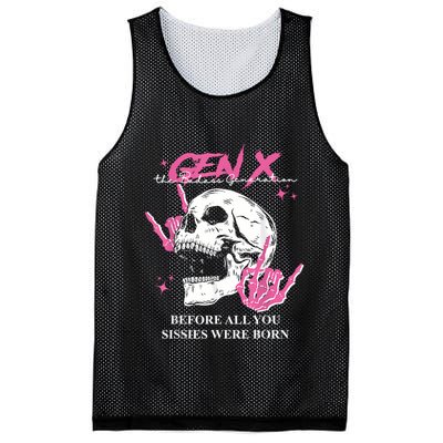 Retro Gen X The Badasss Generation Before All You Sissies Mesh Reversible Basketball Jersey Tank