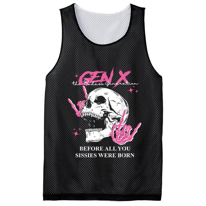 Retro Gen X The Badasss Generation Before All You Sissies Mesh Reversible Basketball Jersey Tank
