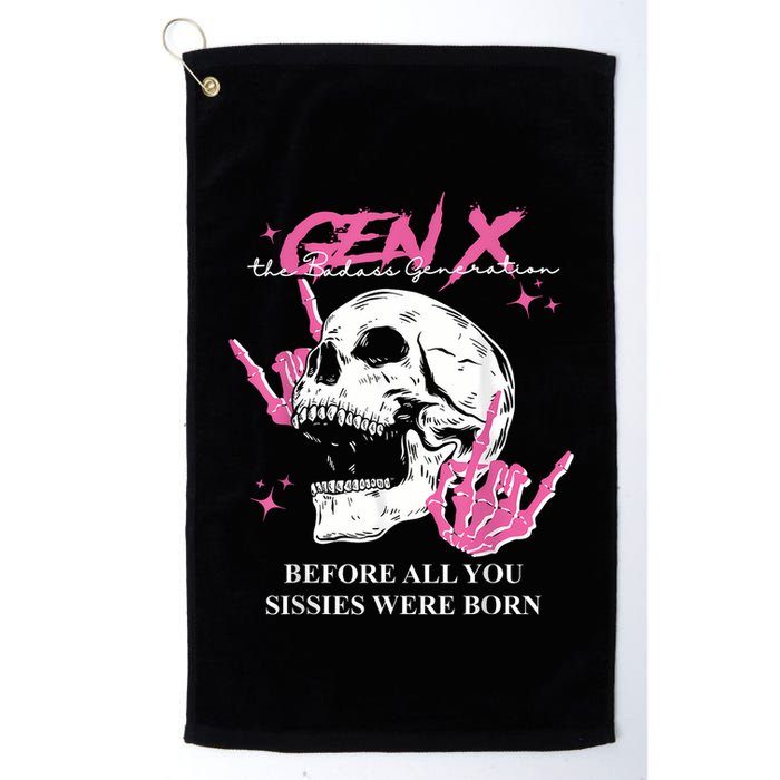 Retro Gen X The Badasss Generation Before All You Sissies Golf Towel
