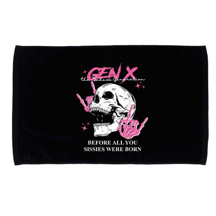 Retro Gen X The Badasss Generation Before All You Sissies Microfiber Hand Towel