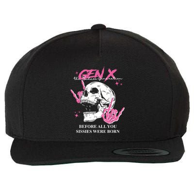 Retro Gen X The Badasss Generation Before All You Sissies Wool Snapback Cap