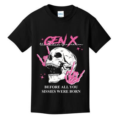 Retro Gen X The Badasss Generation Before All You Sissies Kids T-Shirt