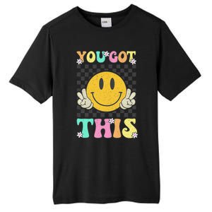 Retro Groovy You Got This Motivational Testing Day Teacher Tall Fusion ChromaSoft Performance T-Shirt